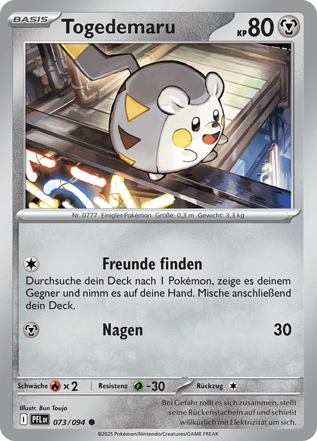 Togedemaru – Reverse Holo