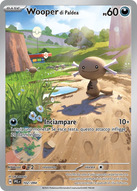 Wooper di Paldea – Holo