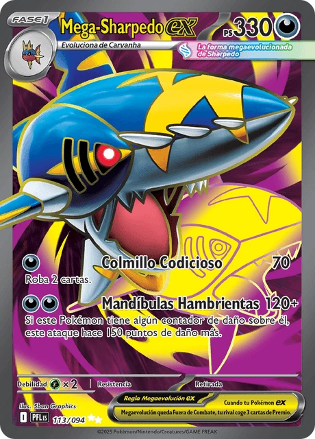 Mega-Sharpedo ex – Holo