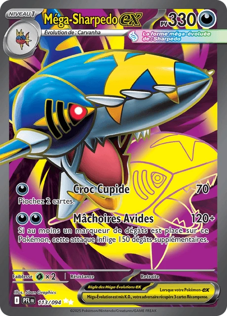 Méga-Sharpedo-ex – Holo