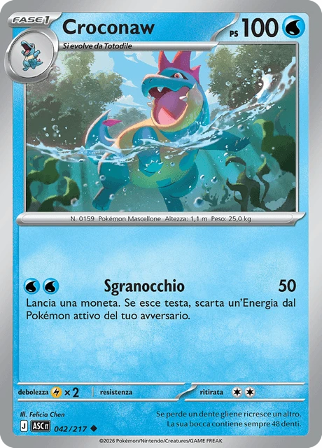 Croconaw – Reverse Holo · Energy Symbol