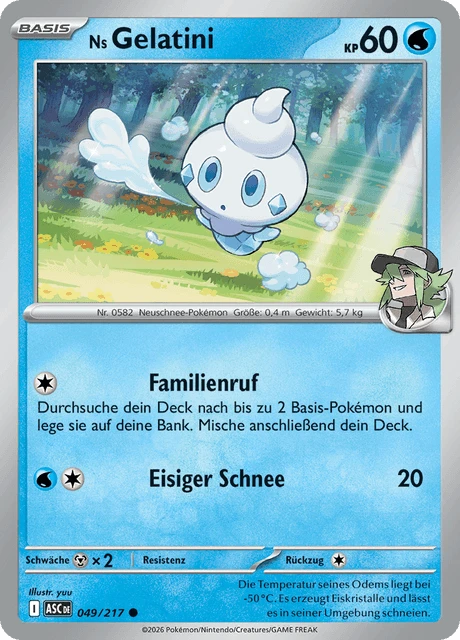 Ns Gelatini – Reverse Holo · Poké Ball