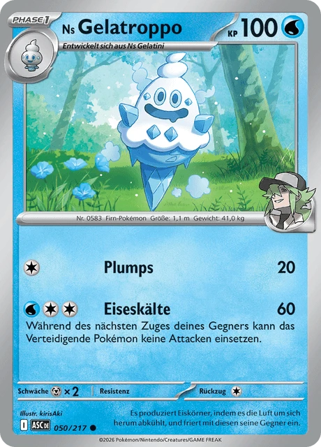 Ns Gelatroppo – Reverse Holo · Poké Ball