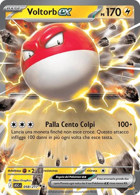 Voltorb-ex – Holo