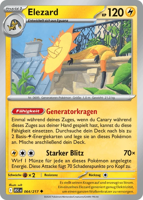 Elezard – Reverse Holo · Energy Symbol