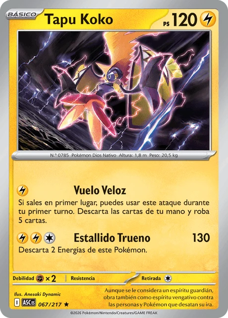 Tapu Koko – Reverse Holo