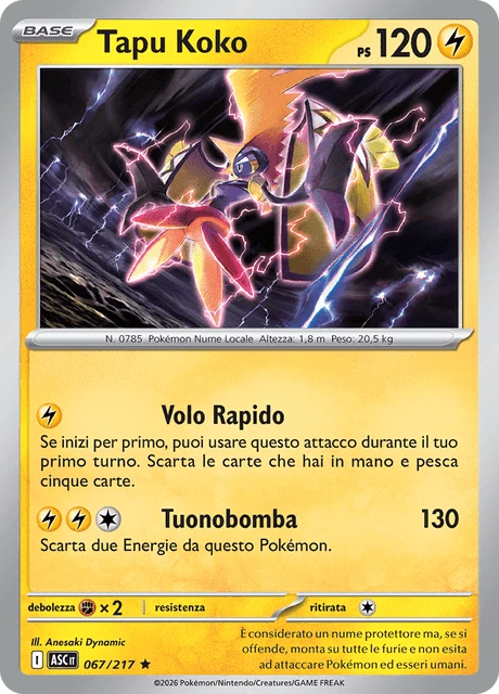 Tapu Koko – Reverse Holo