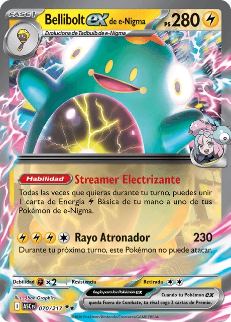 Bellibolt ex de e-Nigma – Holo