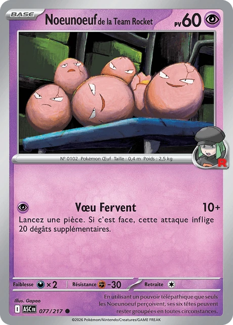 Noeunoeuf de la Team Rocket – Normal