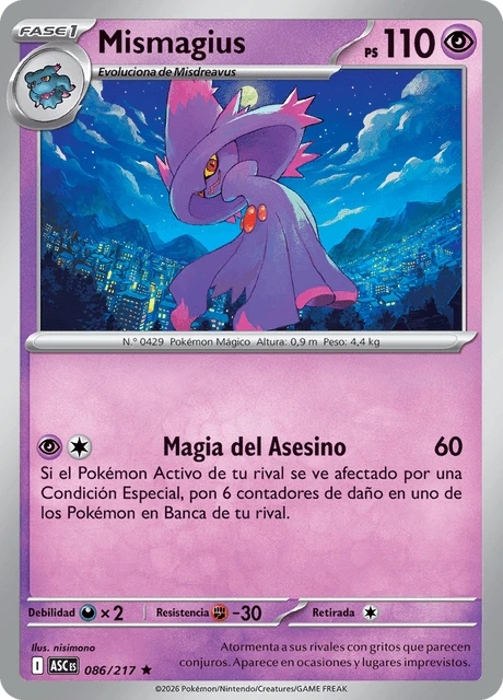 Mismagius – Reverse Holo · Energy Symbol