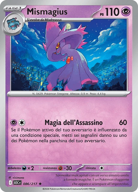 Mismagius – Reverse Holo · Energy Symbol