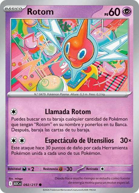 Rotom – Reverse Holo · Energy Symbol