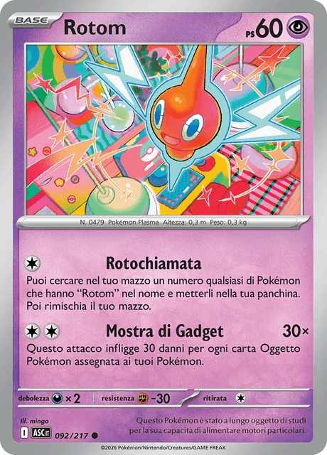Rotom – Reverse Holo · Energy Symbol