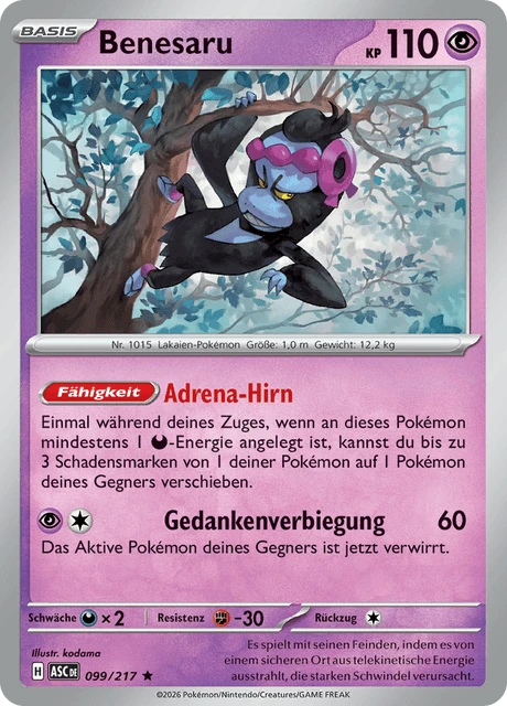 Benesaru – Reverse Holo · Energy Symbol
