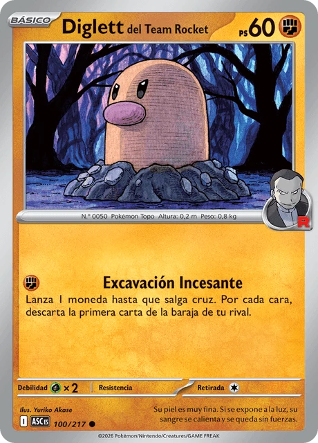 Diglett del Team Rocket – Normal