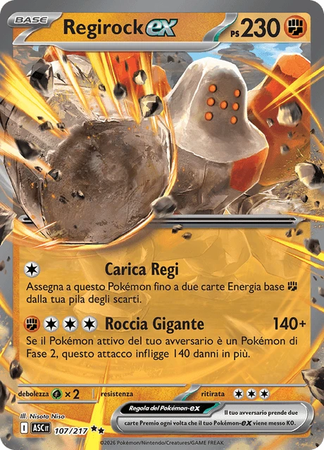 Regirock-ex – Holo