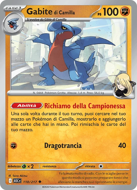 Gabite di Camilla – Reverse Holo · Poké Ball