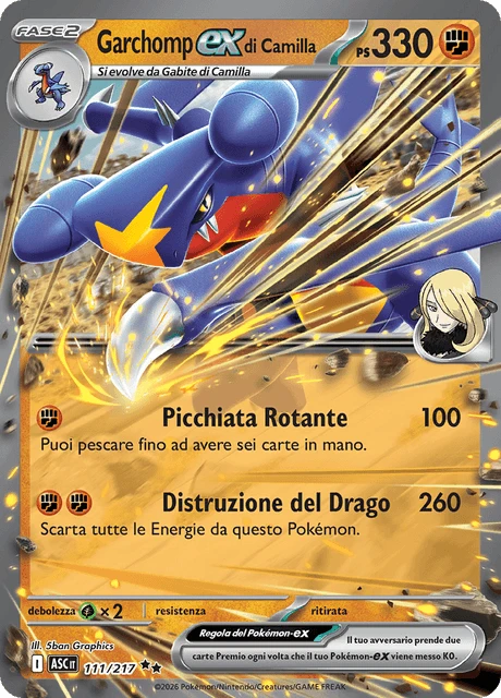 Garchomp-ex di Camilla – Holo