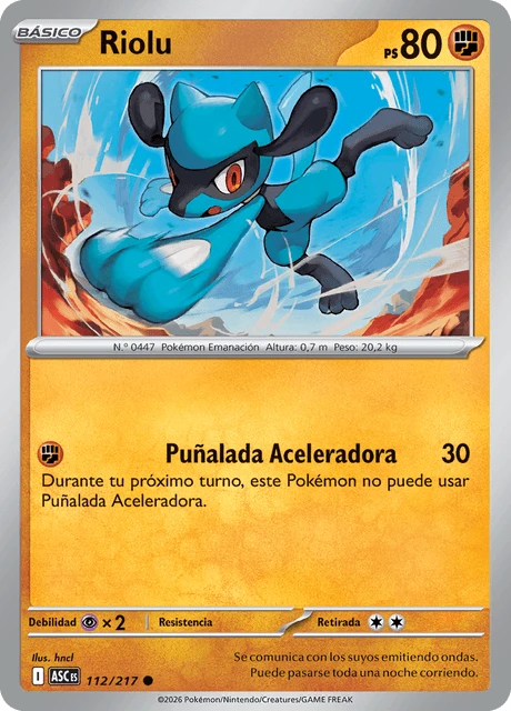 Riolu – Reverse Holo · Energy Symbol