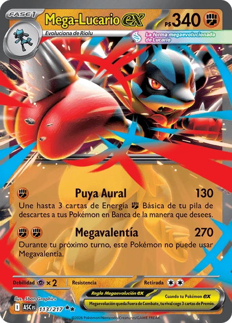 Mega-Lucario ex – Holo