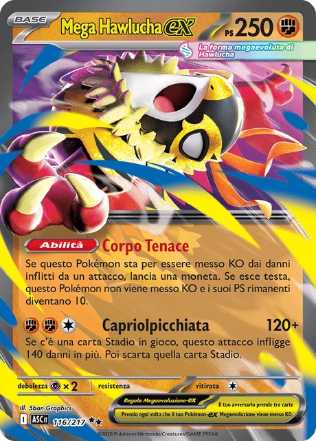 Mega Hawlucha-ex – Holo