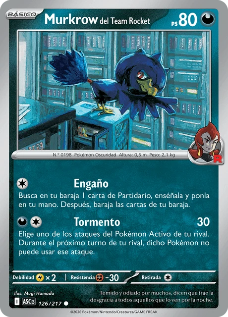 Murkrow del Team Rocket – Normal