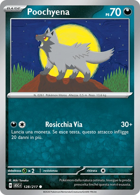 Poochyena – Reverse Holo · Energy Symbol