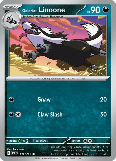 Galarian Linoone – Normal