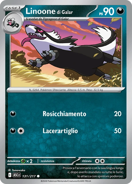 Linoone di Galar – Reverse Holo · Energy Symbol