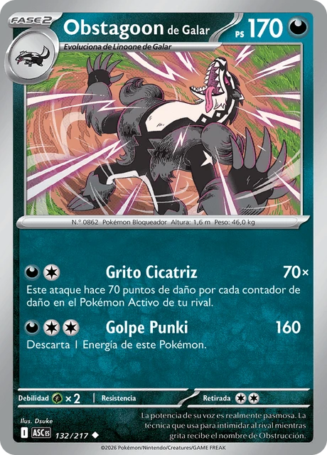 Obstagoon de Galar – Normal