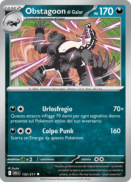 Obstagoon di Galar – Normal