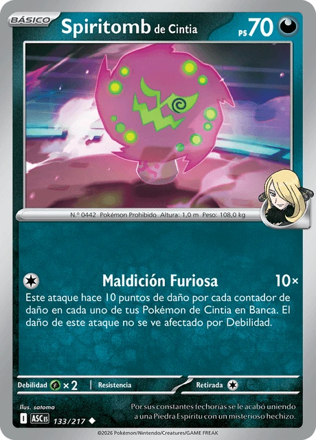 Spiritomb de Cintia – Normal