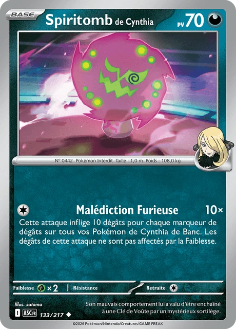 Spiritomb de Cynthia – Normal