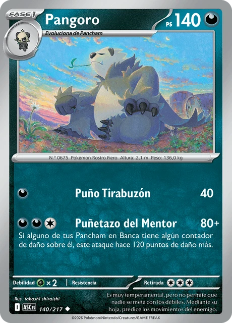 Pangoro – Reverse Holo · Energy Symbol