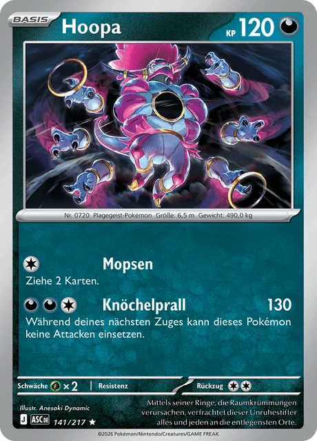 Hoopa – Reverse Holo · Poké Ball