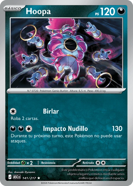 Hoopa – Reverse Holo · Poké Ball