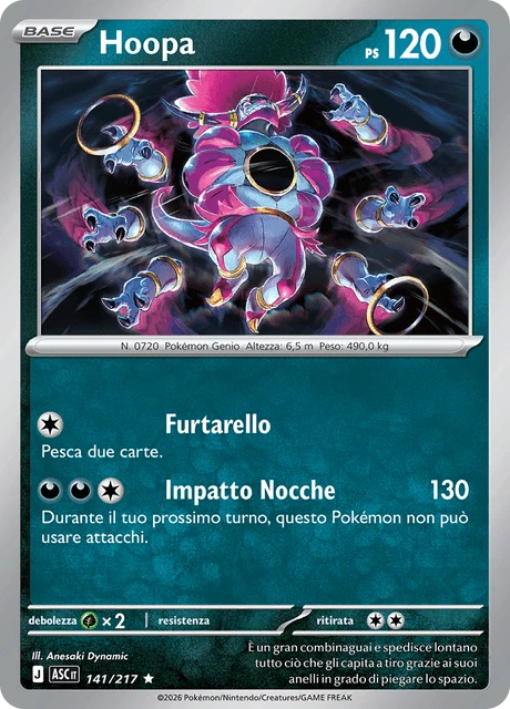 Hoopa – Reverse Holo · Poké Ball