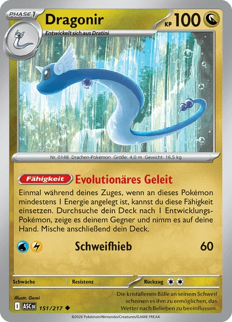Dragonir – Reverse Holo · Energy Symbol