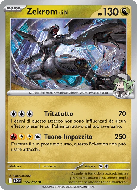 Zekrom di N – Reverse Holo · Poké Ball