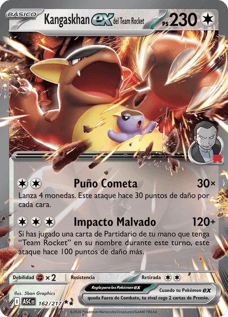 Kangaskhan ex del Team Rocket – Holo