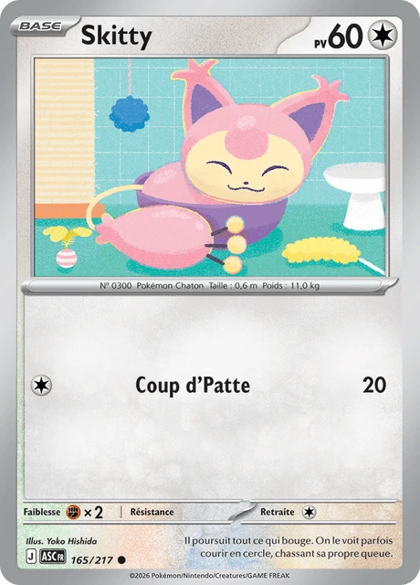 Skitty – Reverse Holo · Energy Symbol