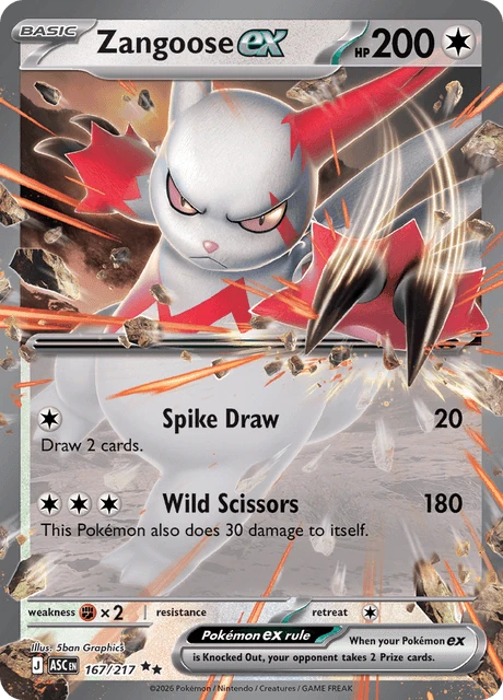 Zangoose ex