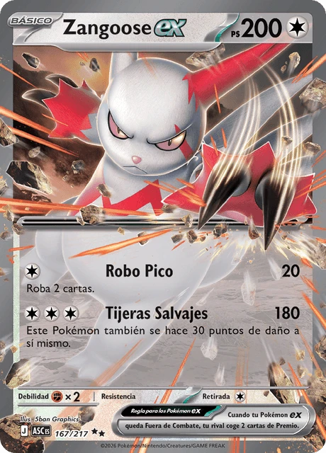 Zangoose ex – Holo