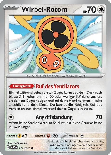 Wirbel-Rotom – Normal
