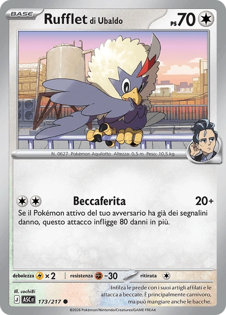 Rufflet di Ubaldo – Reverse Holo · Poké Ball