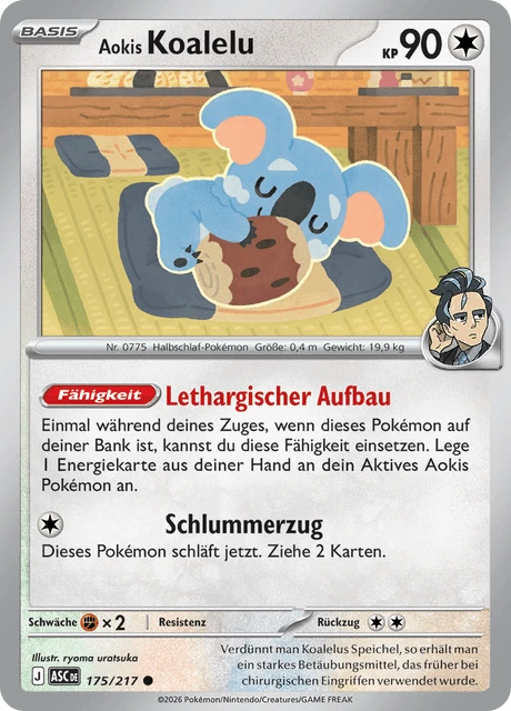 Aokis Koalelu – Reverse Holo · Poké Ball
