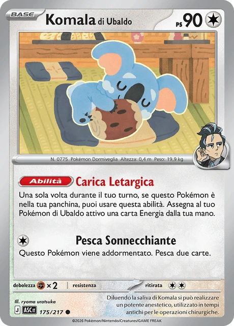 Komala di Ubaldo – Reverse Holo · Poké Ball