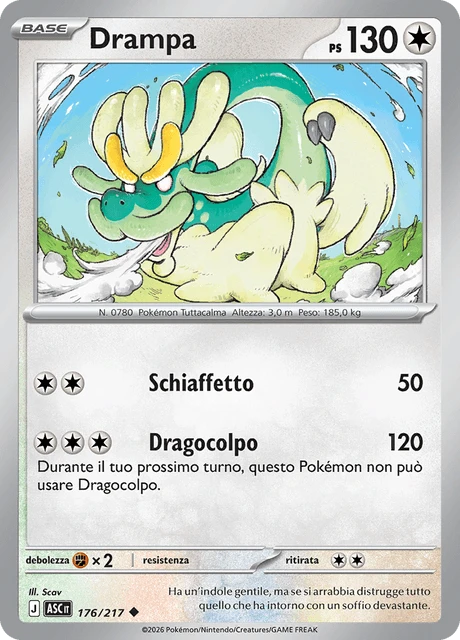 Drampa – Reverse Holo · Energy Symbol