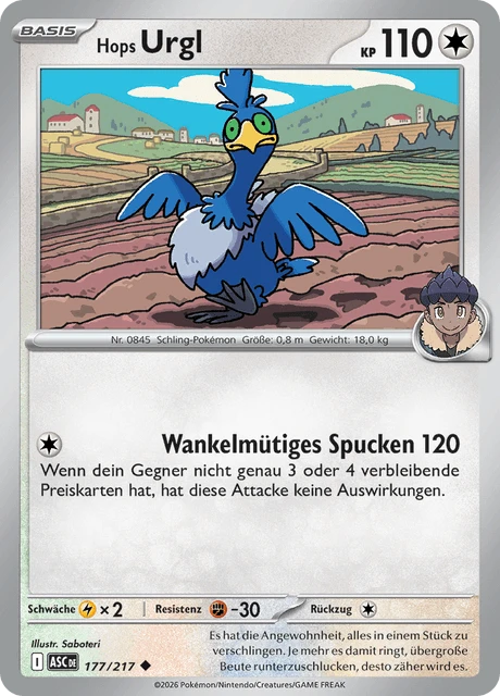 Hops Urgl – Reverse Holo · Poké Ball