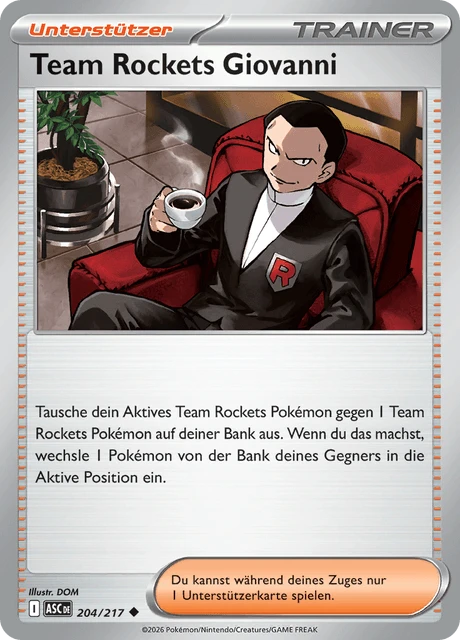 Team Rockets Giovanni – Reverse Holo